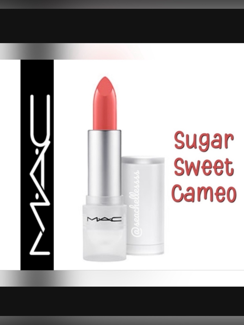 Sugar Sweet Cameo Matte Lipstick Mac Cosmetics Brand New in Box Full Size